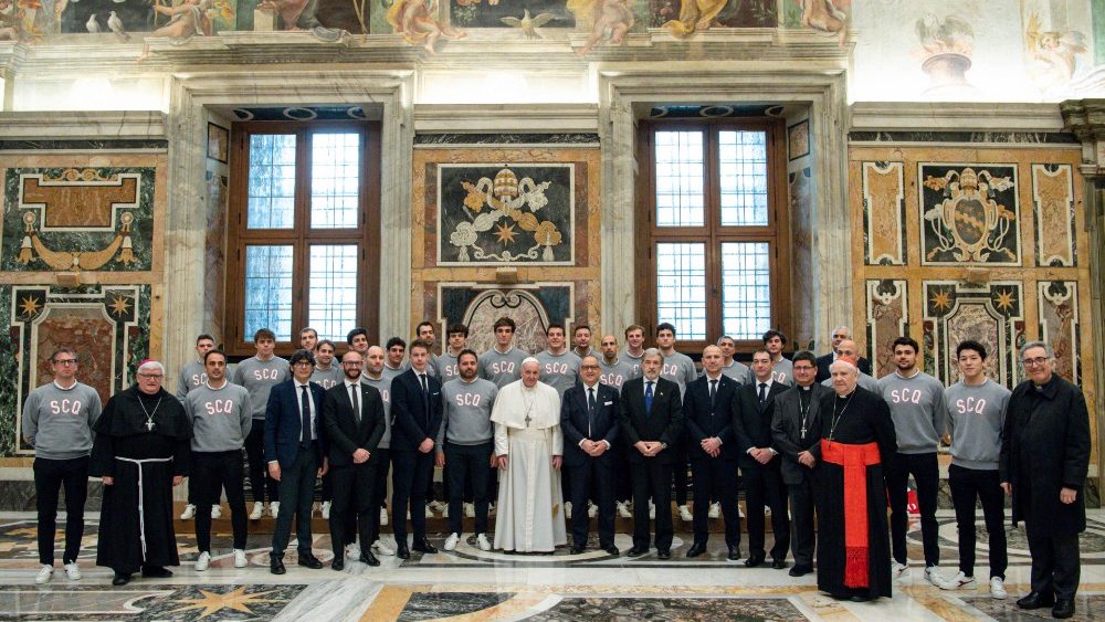Vodnopólisti z Janova na návšteve vo Vatikáne