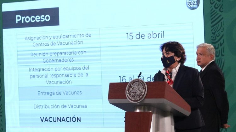 मेक्सिको  में शिक्षको को महामारी कोरोनोवायरस का टीकाकरण की प्राथमिकता