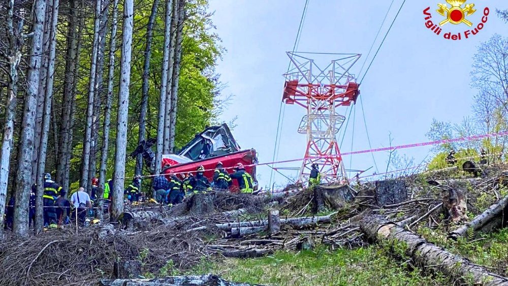 Cable car crashed in Piedmont, victims