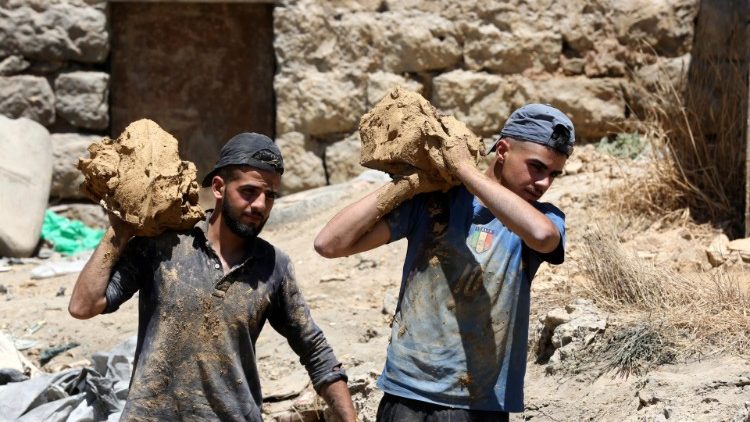 Lavoratori palestinesi nella West Bank