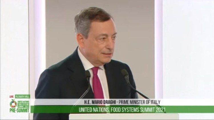 Mario Draghi al Pre-Vertice di Roma