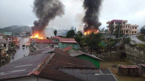 Myanmar: Beschuss von Zivilgebieten und Kirchen
