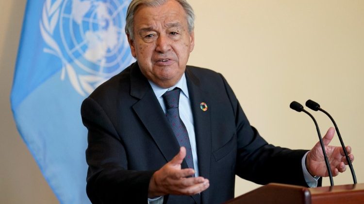 Il segretario generale delle Nazioni Unite Antonio Guterres