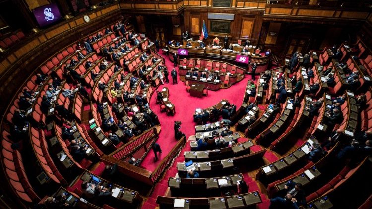 Omröstning gällande "lagförslag Zan" i Italiens senat