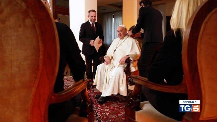 Aufzeichnung des Gesprächs mit dem Papst