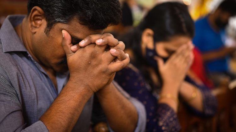 印度基督徒在祈禱