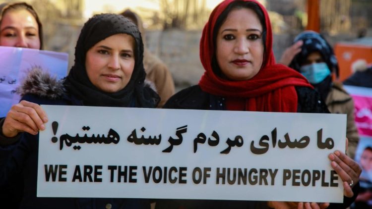 Mutig: Eine Demonstration von Frauen Ende Dezember in Kabul