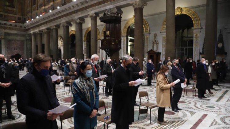 Молебен об Украине, организованный Общиной Св. Эгидия в Риме