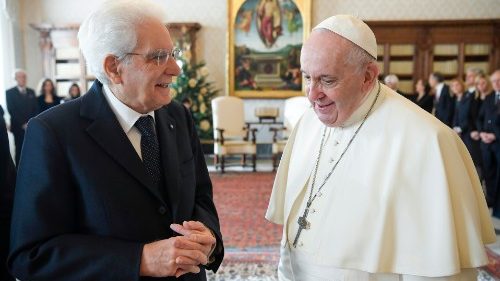 Pope congratulates Mattarella upon his re-election as Italian President