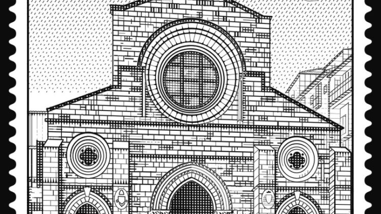 Un francobollo per gli 800 anni della Cattedrale di Cosenza