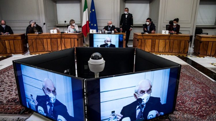 The President of the Italian Constitutional Court, Giuliano Amato