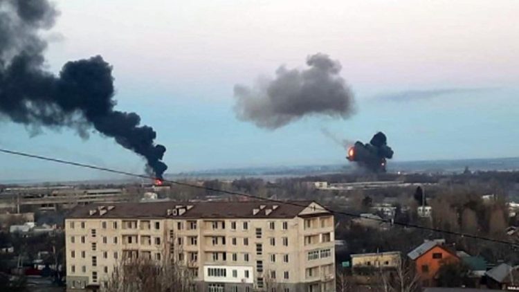 Bombas sobre Ucrania