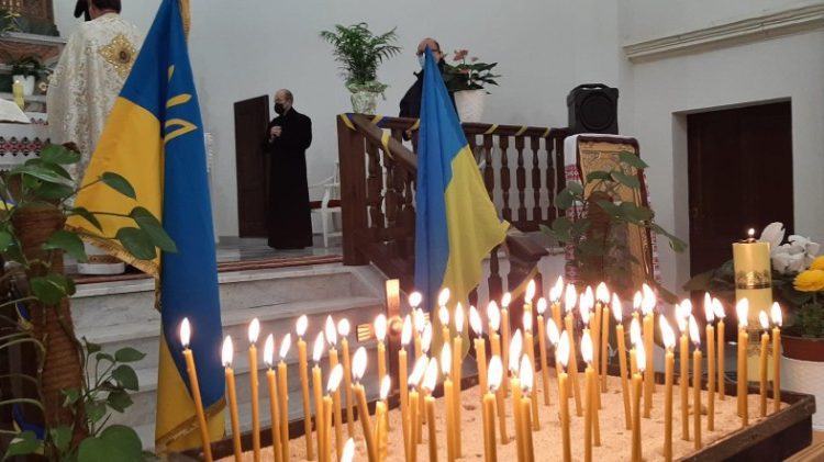 Molitev za mir v Ukrajini.