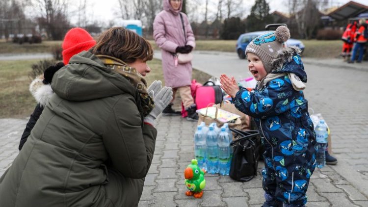Refugiados ucranianos na Polônia