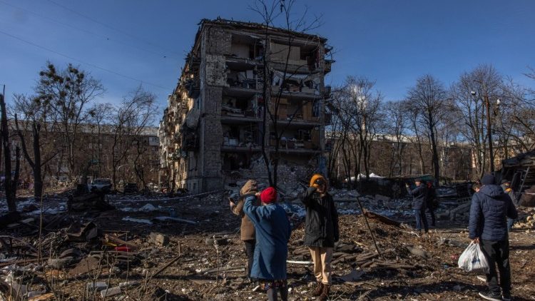 Bombardierung in Kiew, Bild vom 18. März