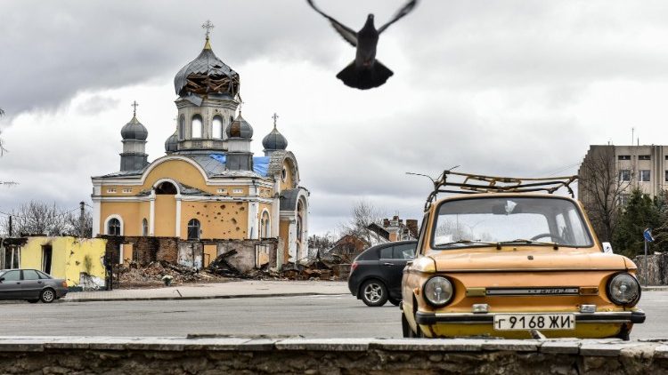 Orthodoxe Kirche in der Region Schytomyr in der Ukraine
