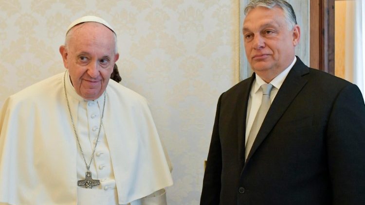 Popiežius ir Vengrijos premjeras