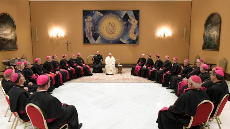 Bischöfe zu Gast bei Papst Franziskus
