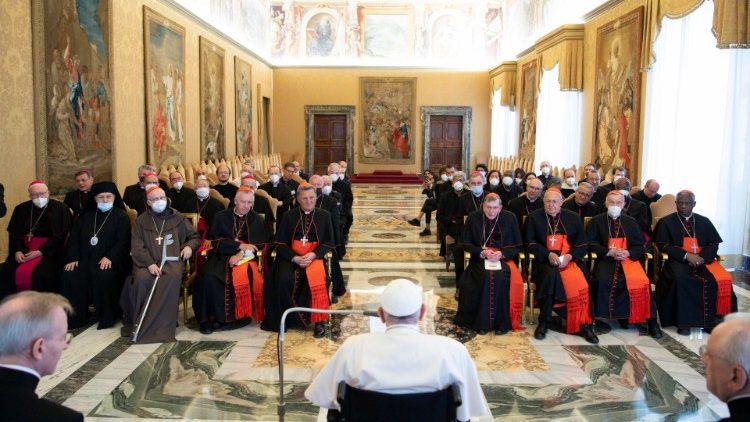 Pāvests tiekas ar Pontifikālās Kristiešu vienotības veicināšanas padomes plenārsesijas dalībniekiem