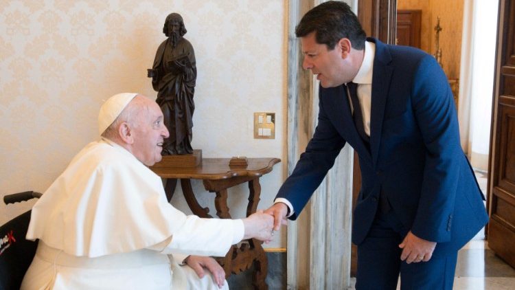 O Papa recebe o primeiro-ministro de Gibraltar
