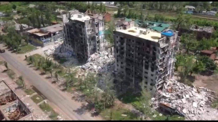 Distruzioni a Severodonetsk, Ucraina