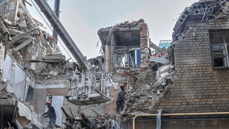 Zniszczenia w Charkowie z 8 września 2022