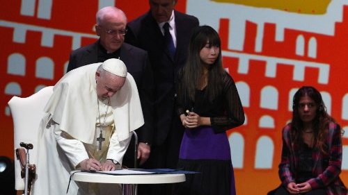 Papst und junge Unternehmer: Zurück zu einer Wirtschaft des Evangeliums