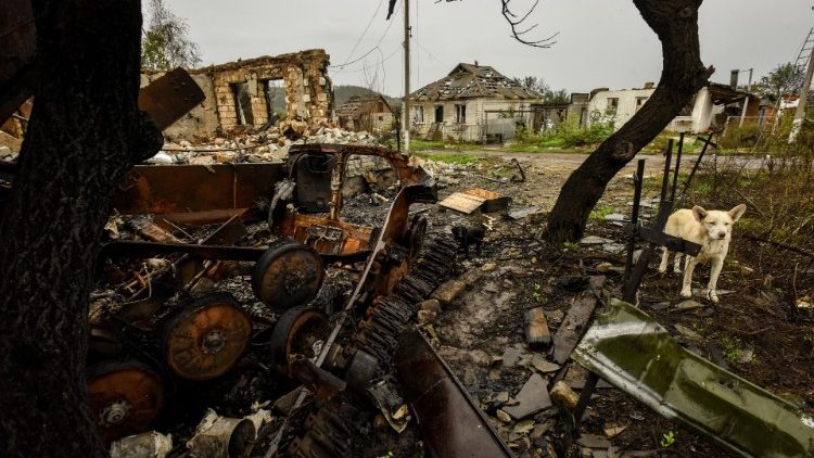 Scenes of destruction in Kharkiv, Ukraine