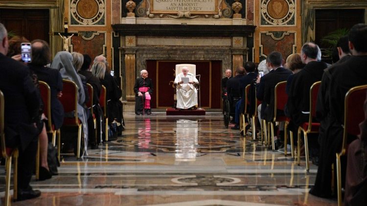 Popiežiaus audiencija pranciškonams