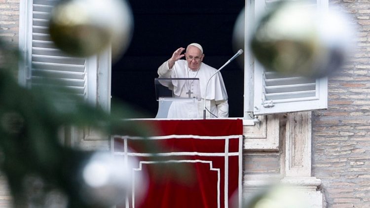 Папа Франциск на площади Святого Петра (Ватикан, 8 декабря 2022 г.)