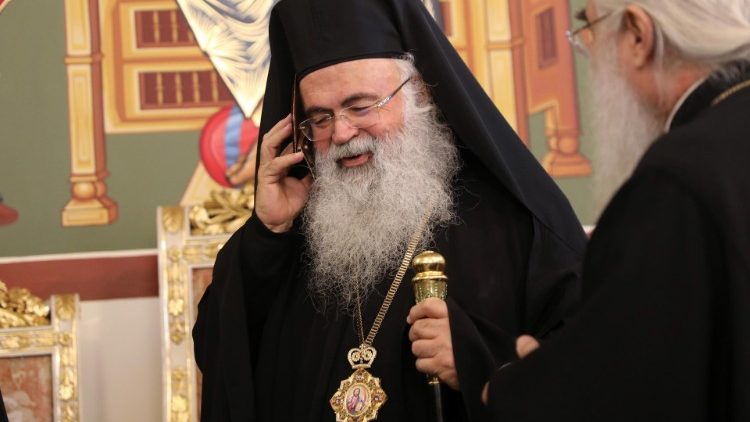 O bispo de Pafos Georgios, novo arcebispo da Igreja ortodoxa de Chipre (Ansa)