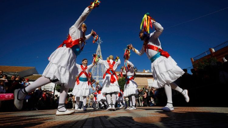 Świętowanie dnia świętych młodzianków w Kordobie, Hiszpania, 28 grudnia 2022