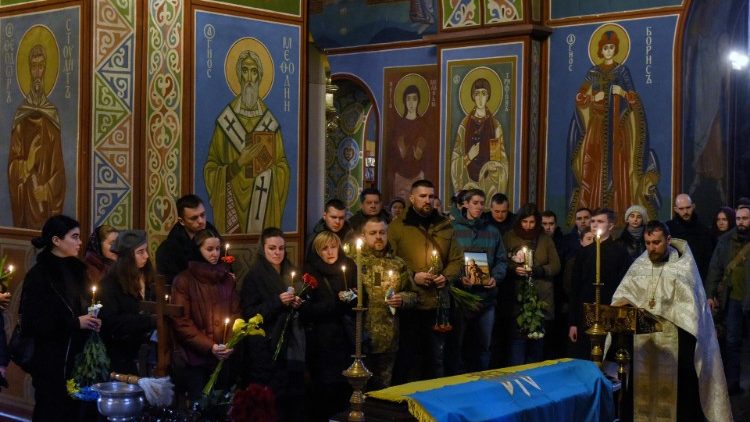 Pogrzeb ukraińskiego żołnierza, 30.12.2022 r.