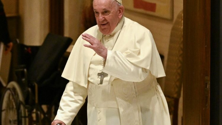 Papst Franziskus bei seiner Generalaudienz diesen Mittwoch