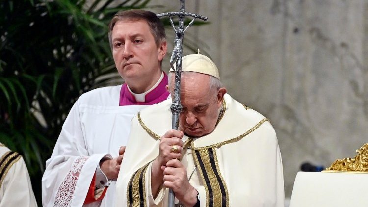 Franziskus bei der Messe an diesem Freitag