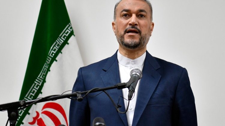Le chef de la diplomatie iranienne, Amir Abdollahian, à Beyrouth le 13 janvier 2023.