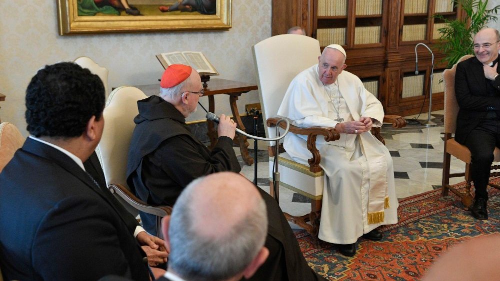 Pope receives delegation Instituto Europeo de Estudios Internacionales
