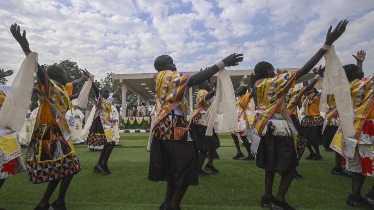 The Eucharistic celebration in Juba.
