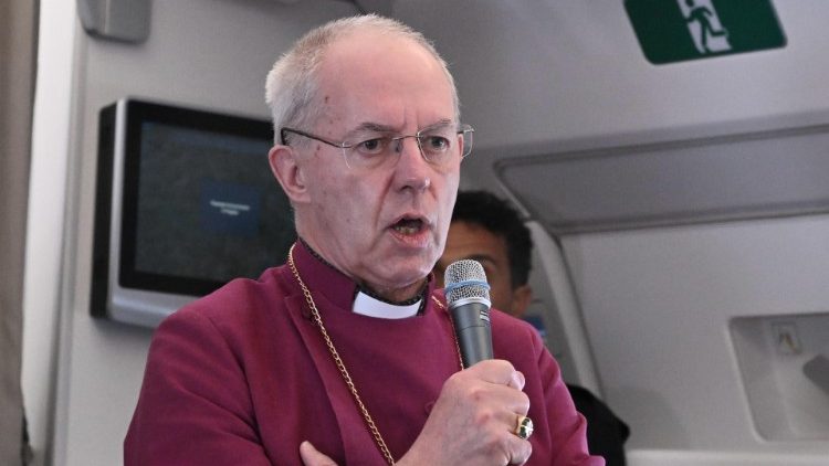 O primaz anglicano Justin Welby, na viagem com o Papa ao Sul do Sudão