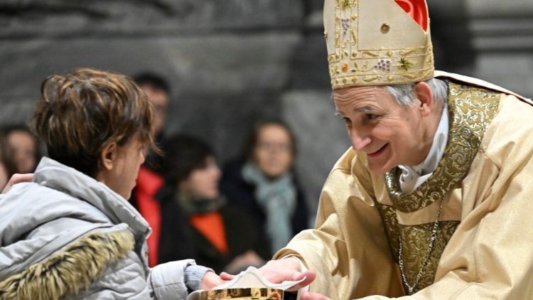 Il Cardinale Zuppi celebra la Messa per il 55.mo della Comunit di Sant'Egidio