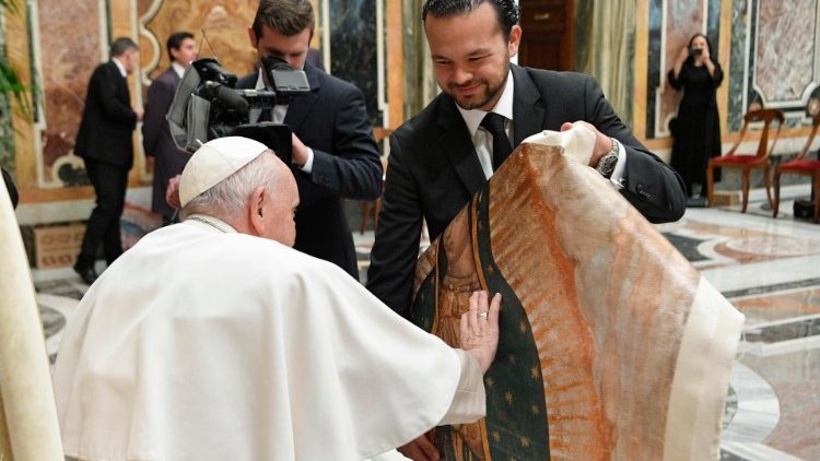 Spotkanie Papieża Franciszka z grupą przedsiębiorców z Meksyku, 17 lutego 2023