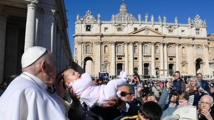 Die Generalaudienz mit Papst Franziskus