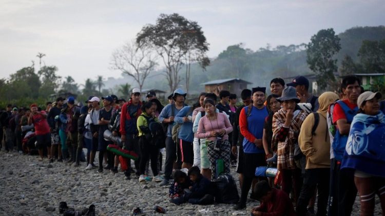 Au passage de Darien, route migratoire la plus mortelle après la Méditerranée, en mars 2023
