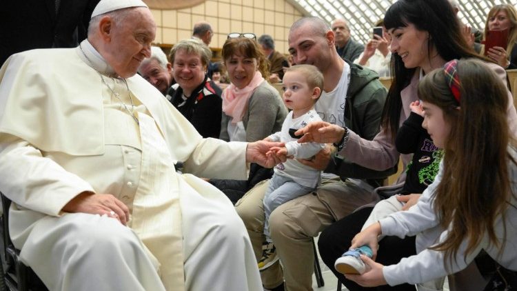 Bei der Papstaudienz