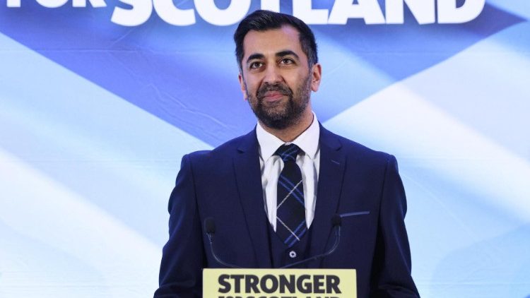 Humza Yousaf, nouveau Premier ministre cossais, le 27 mars.