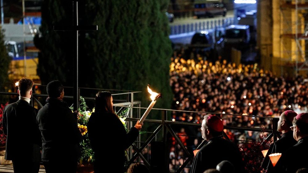 Via Crucis - Way of the Cross at the Colosseum in Rome