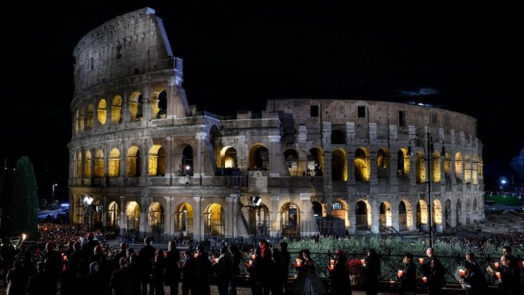 The Way of the Cross at the Colosseum
