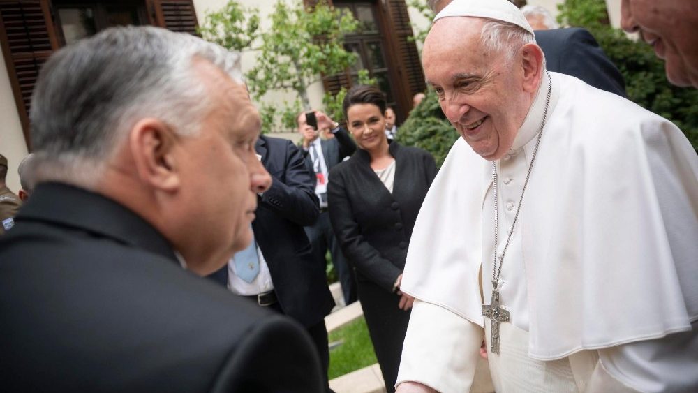 Pope Francis starts his three-day Apostolic visit to Hungary