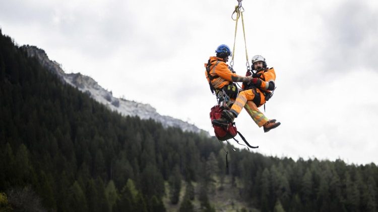 Evakuierung in Brienz/Brinzauls