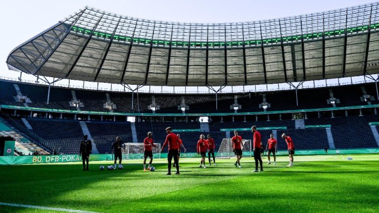 Trainingseinheit vor dem DFB-Pokalfinale